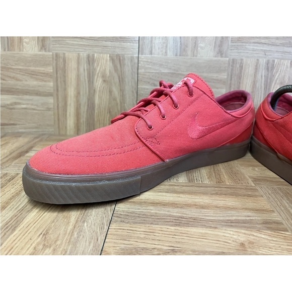 Nike Stefan Janoski Red Gum Sneakers Sz 9.5 Skateboarding 333824-662 - Picture 6 of 12